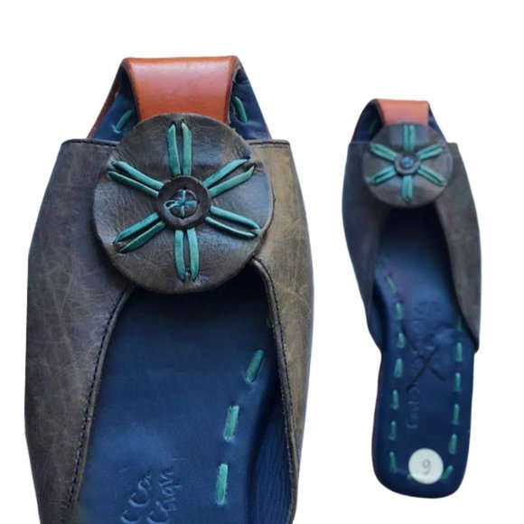 East India Sandal Co by RZ Design Premium Leather Flats - Picture 3 of 7